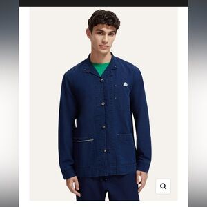 Scotch & Soda Linen Blended Overshirt